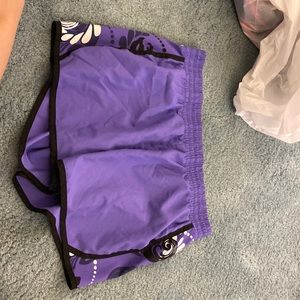 Purple shorts. Size M